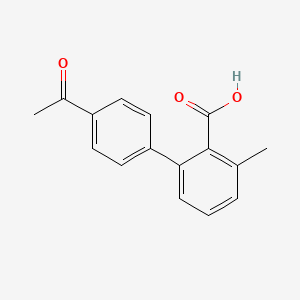 2-(4-Acetylphenyl)-6-methylbenzoic acid, 95%