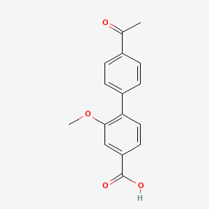 4-(4-Acetylphenyl)-3-methoxybenzoic acid, 95%