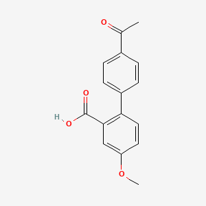 2-(4-Acetylphenyl)-5-methoxybenzoic acid, 95%