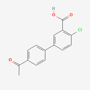 5-(4-Acetylphenyl)-2-chlorobenzoic acid, 95%