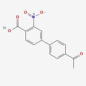 4-(4-Acetylphenyl)-2-nitrobenzoic acid, 95%