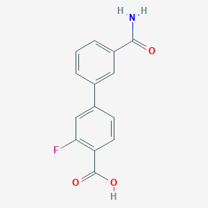 4-(3-Aminocarbonylphenyl)-2-fluorobenzoic acid