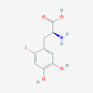 molecular formula C9H10INO4 B064009 5-Hydroxy-2-iodotyrosine CAS No. 178273-55-7