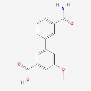 3-(3-Aminocarbonylphenyl)-5-methoxybenzoic acid