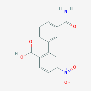 2-(3-Aminocarbonylphenyl)-4-nitrobenzoic acid