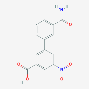 3-(3-Aminocarbonylphenyl)-5-nitrobenzoic acid