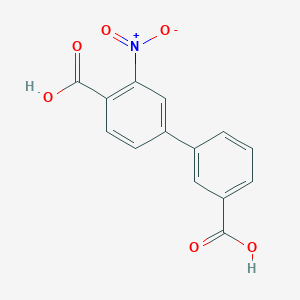 4-(3-Carboxyphenyl)-2-nitrobenzoic acid