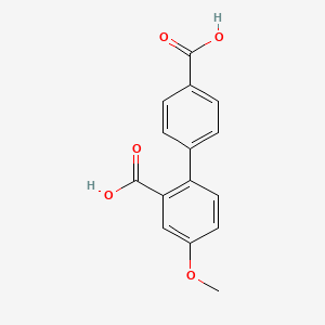 2-(4-Carboxyphenyl)-5-methoxybenzoic acid, 95%