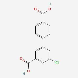 3-(4-Carboxyphenyl)-5-chlorobenzoic acid, 95%