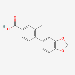 3-Methyl-4-(3,4-methylenedioxyphenyl)benzoic acid, 95%