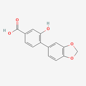 3-Hydroxy-4-(3,4-methylenedioxyphenyl)benzoic acid