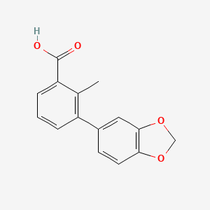 2-Methyl-3-(3,4-methylenedioxyphenyl)benzoic acid