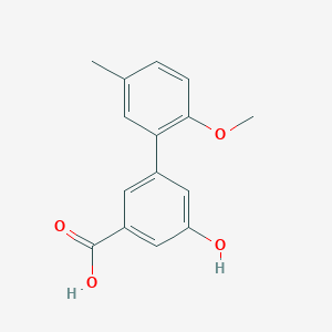 5-Hydroxy-3-(2-methoxy-5-methylphenyl)benzoic acid