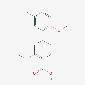 4-(2-Methoxy-5-methylphenyl)-2-methoxybenzoic acid