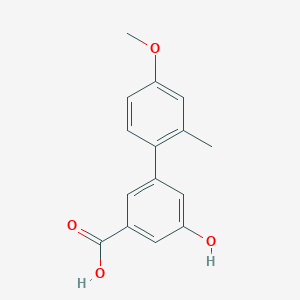 5-Hydroxy-3-(4-methoxy-2-methylphenyl)benzoic acid, 95%