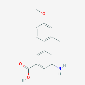 3-Amino-5-(4-methoxy-2-methylphenyl)benzoic acid