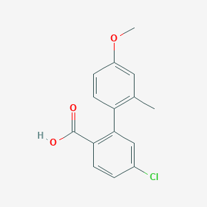 4-Chloro-2-(4-methoxy-2-methylphenyl)benzoic acid, 95%