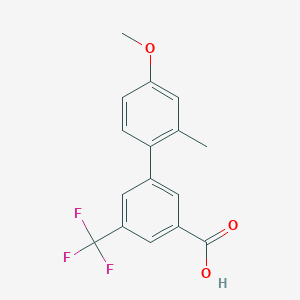 3-(4-Methoxy-2-methylphenyl)-5-trifluoromethylbenzoic acid