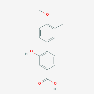 3-Hydroxy-4-(4-methoxy-3-methylphenyl)benzoic acid, 95%