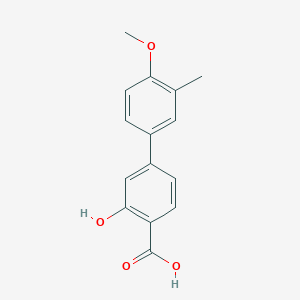 2-Hydroxy-4-(4-methoxy-3-methylphenyl)benzoic acid