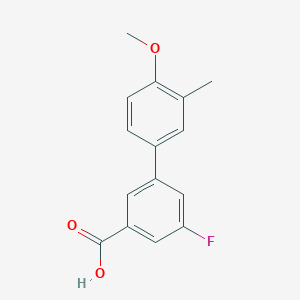 5-Fluoro-3-(4-methoxy-3-methylphenyl)benzoic acid