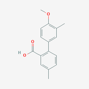 2-(4-Methoxy-3-methylphenyl)-5-methylbenzoic acid