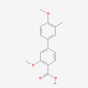 4-(4-Methoxy-3-methylphenyl)-2-methoxybenzoic acid