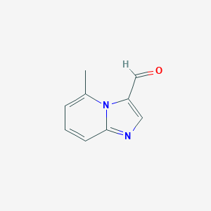 molecular formula C9H8N2O B064016 5-甲基咪唑并[1,2-a]吡啶-3-甲醛 CAS No. 178488-37-4