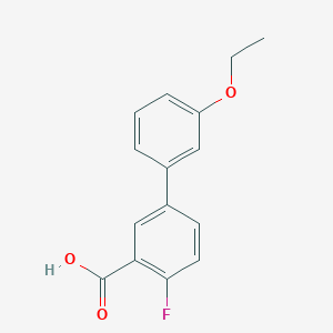 5-(3-Ethoxyphenyl)-2-fluorobenzoic acid, 95%