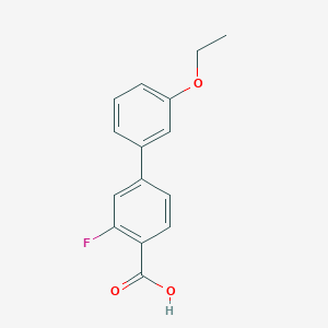 4-(3-Ethoxyphenyl)-2-fluorobenzoic acid, 95%