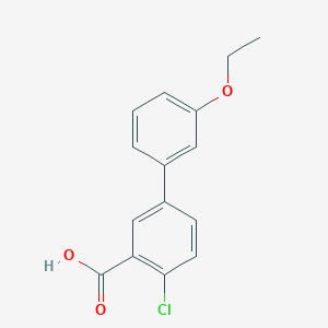 5-(3-Ethoxyphenyl)-2-chlorobenzoic acid, 95%