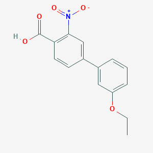 4-(3-Ethoxyphenyl)-2-nitrobenzoic acid, 95%