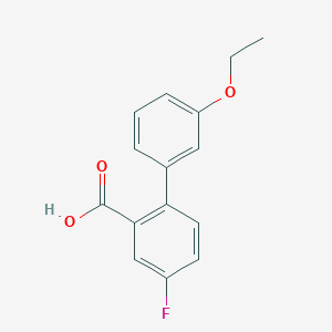 2-(3-Ethoxyphenyl)-5-fluorobenzoic acid, 95%