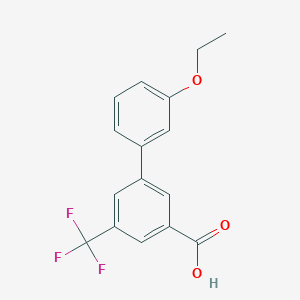 3-(3-Ethoxyphenyl)-5-trifluoromethylbenzoic acid, 95%