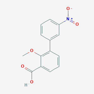 2-Methoxy-3-(3-nitrophenyl)benzoic acid, 95%