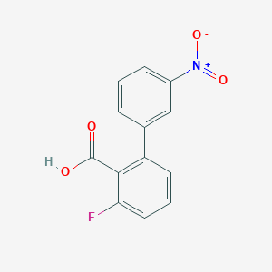 6-Fluoro-2-(3-nitrophenyl)benzoic acid, 95%