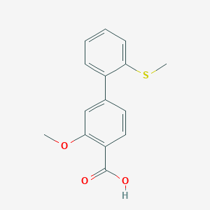 2-Methoxy-4-(2-methylthiophenyl)benzoic acid