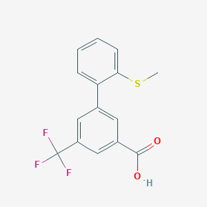 3-(2-Methylthiophenyl)-5-trifluoromethylbenzoic acid