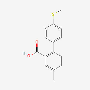 5-Methyl-2-(4-methylthiophenyl)benzoic acid