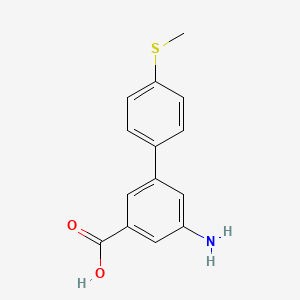 3-Amino-5-(4-methylthiophenyl)benzoic acid