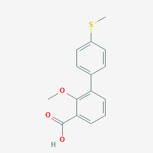 2-Methoxy-3-(4-methylthiophenyl)benzoic acid, 95%