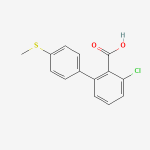 6-Chloro-2-(4-methylthiophenyl)benzoic acid