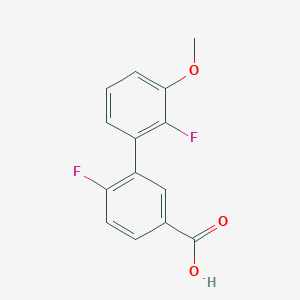 4-Fluoro-3-(2-fluoro-3-methoxyphenyl)benzoic acid, 95%