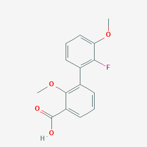 3-(2-Fluoro-3-methoxyphenyl)-2-methoxybenzoic acid, 95%