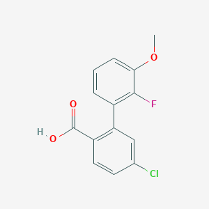 4-Chloro-2-(2-fluoro-3-methoxyphenyl)benzoic acid