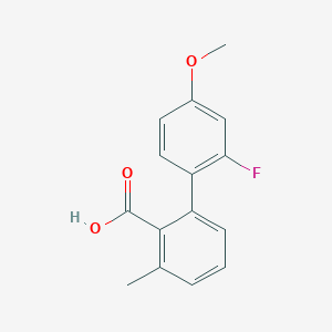 2-(2-Fluoro-4-methoxyphenyl)-6-methylbenzoic acid