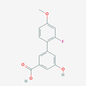 3-(2-Fluoro-4-methoxyphenyl)-5-hydroxybenzoic acid