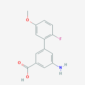 3-Amino-5-(2-fluoro-5-methoxyphenyl)benzoic acid