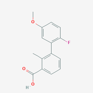 3-(2-Fluoro-5-methoxyphenyl)-2-methylbenzoic acid