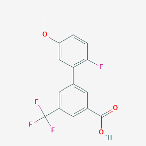 3-(2-Fluoro-5-methoxyphenyl)-5-trifluoromethylbenzoic acid